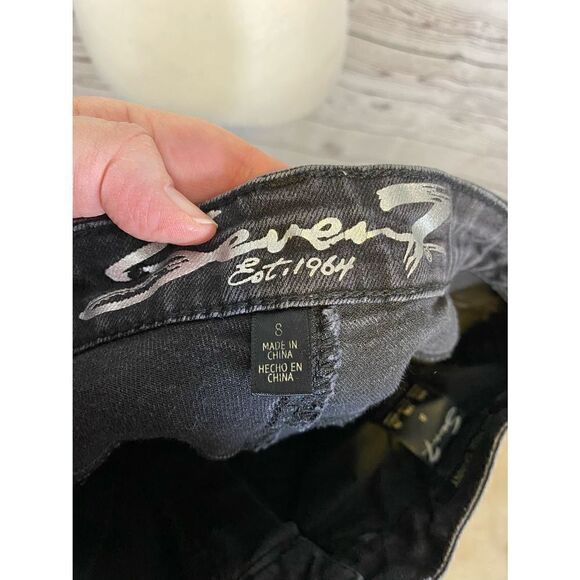 Seven 7 Black Jeans Size - Picture 6 of 8